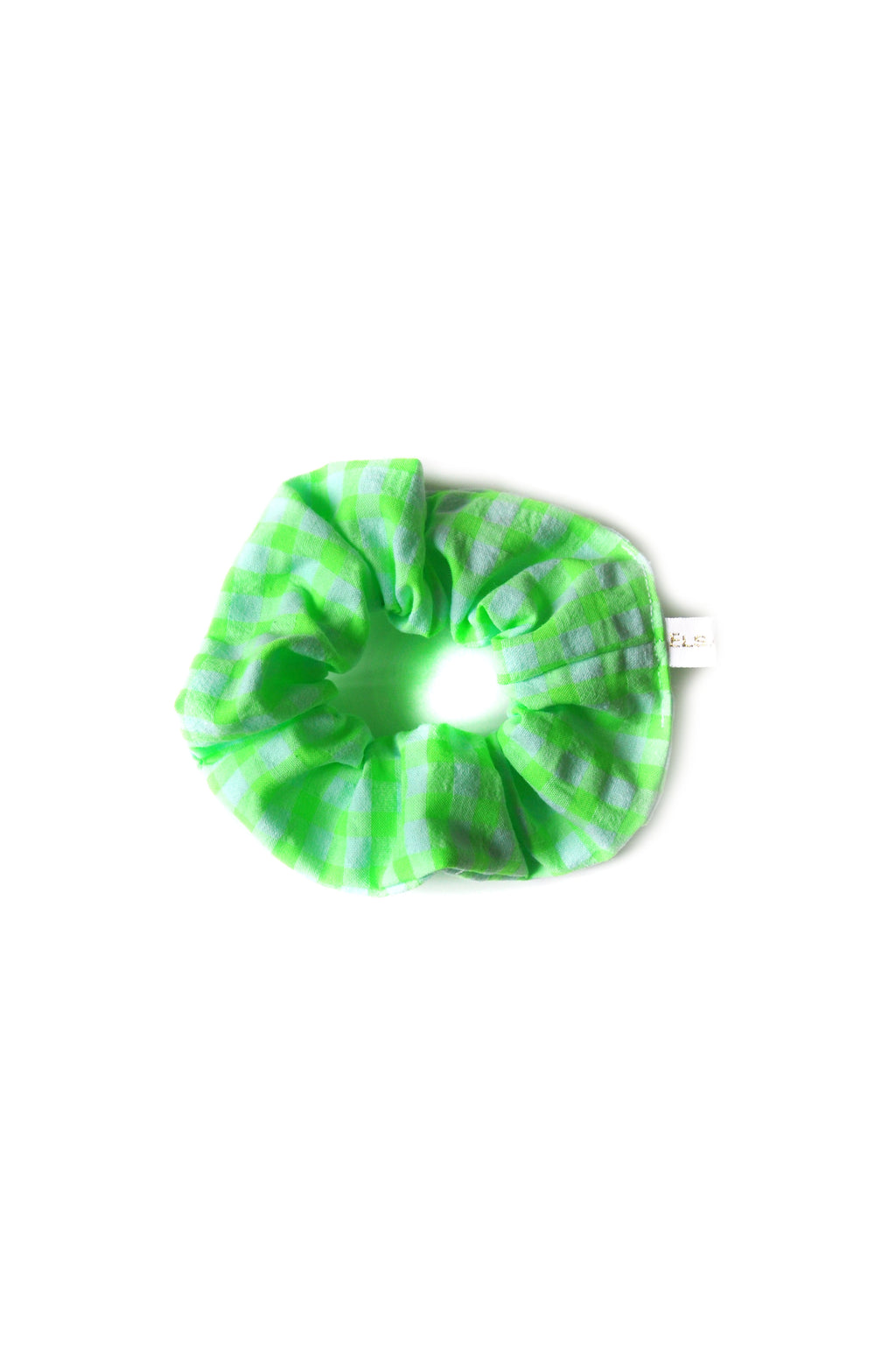 CHOUCHOU VICHY VERT FLUO