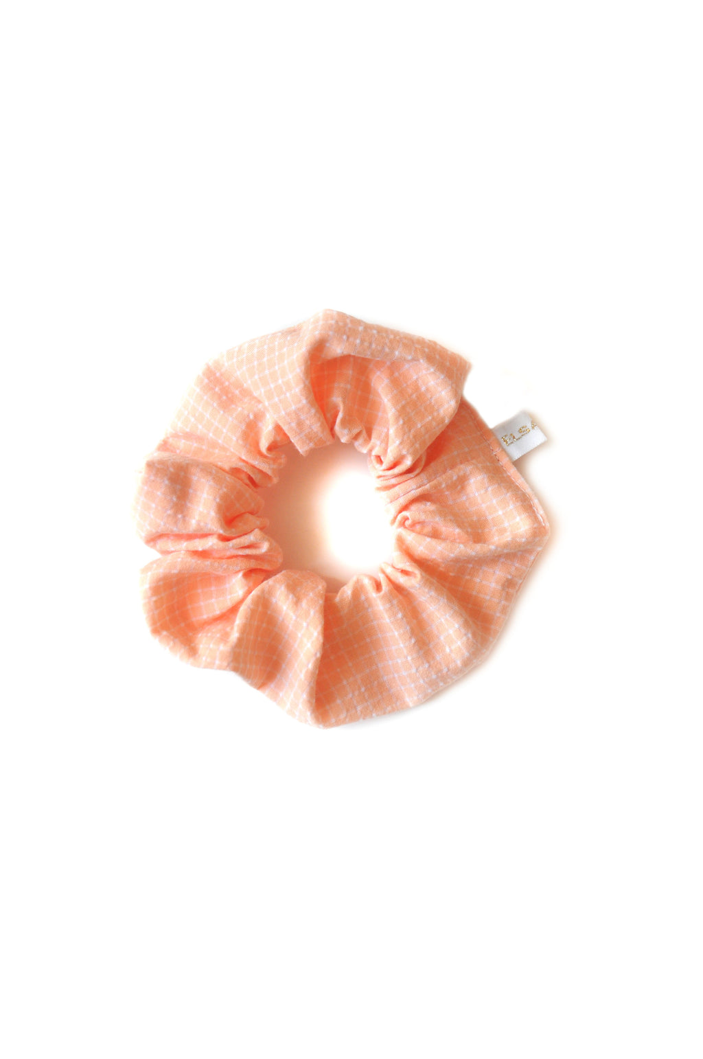 CHOUCHOU PEACH PETITS CARREAUX