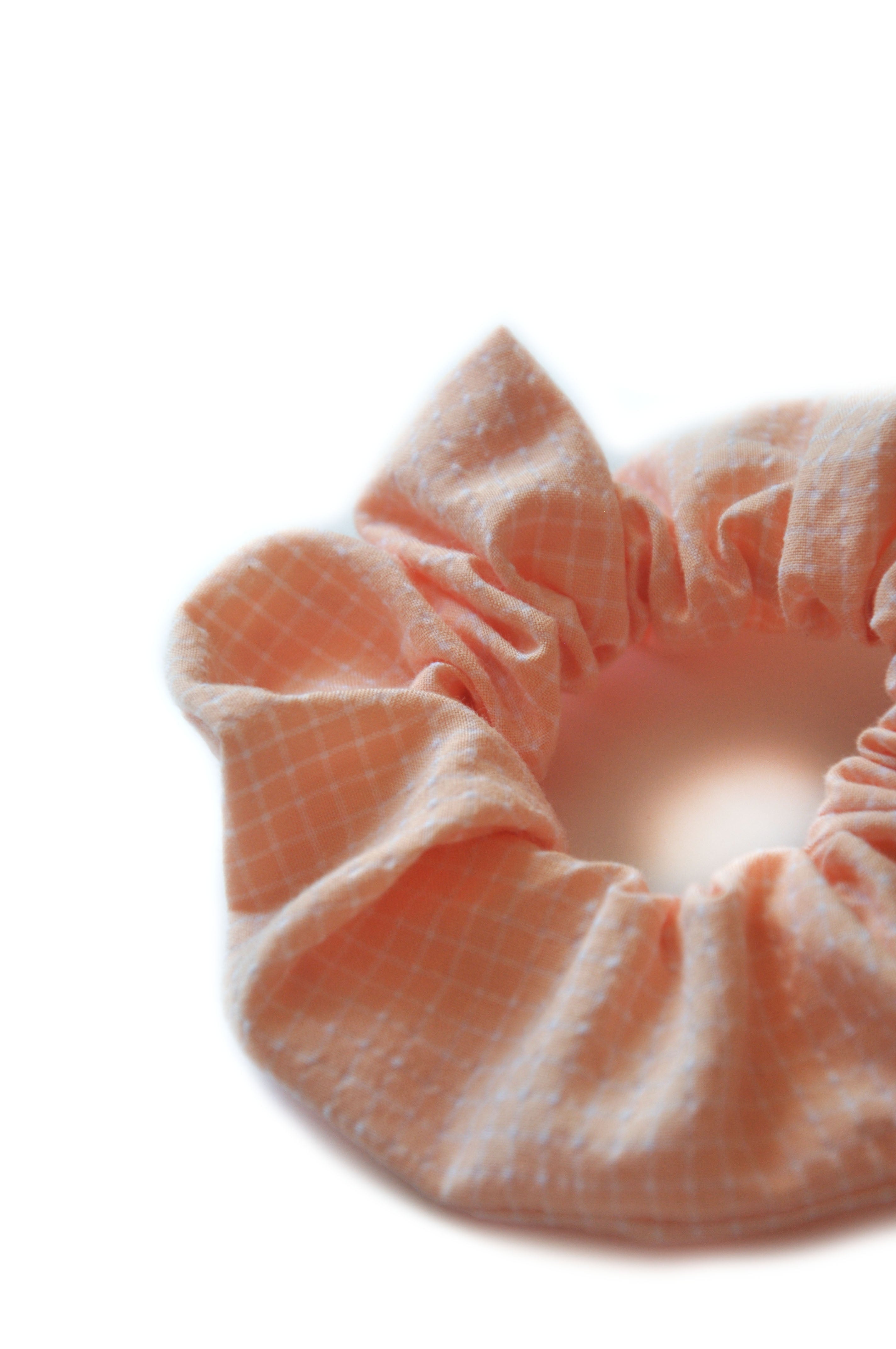 CHOUCHOU PEACH PETITS CARREAUX