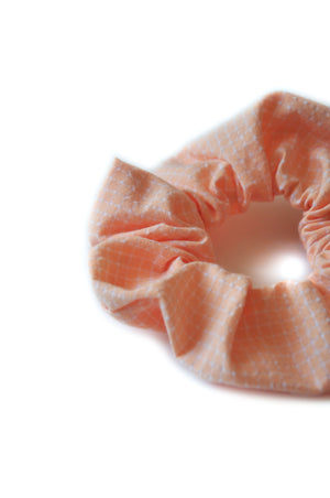 CHOUCHOU PEACH PETITS CARREAUX