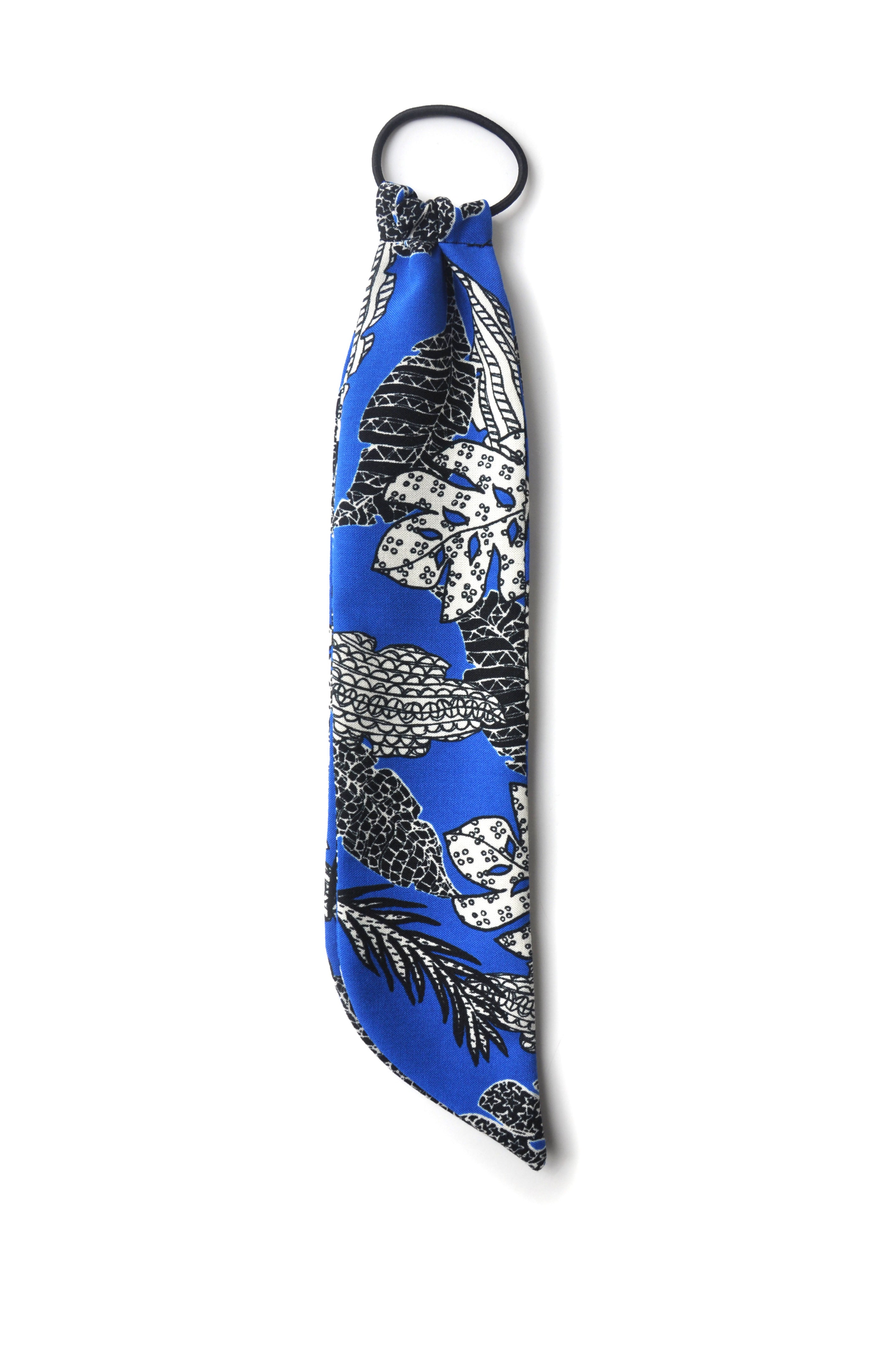 Foulard élastique Tropical bleu